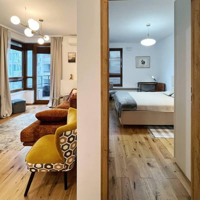 Rental of a cozy 2-room apartment, Warsaw city center, Warsaw, Poland